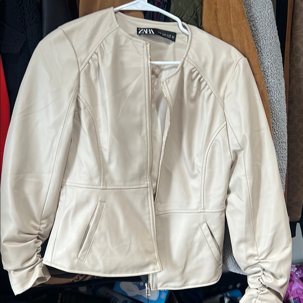 Zara Cream Women's Jacket